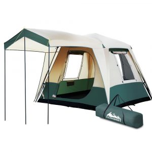 4 Person Cabin Tent with Awning