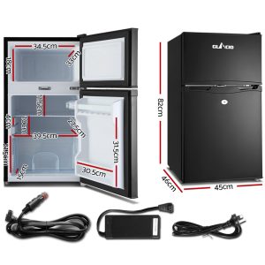 Alternative view of 90L Portable Upright Fridge/Freezer