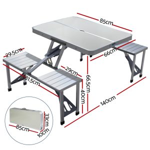 Alternative view of All-in-one Folding Camp Table