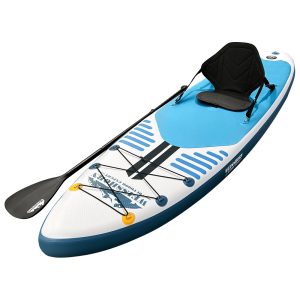 10.6ft Inflatable Stand Up Paddle Board with Back Rest