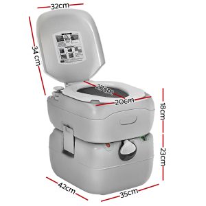 Alternative view of Portable Camping Toilet 22L