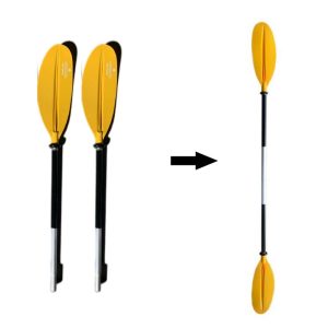 Alternative view of Adjustable Kayak Paddle - Yellow