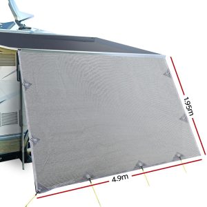 Alternative view of Caravan Awning Screen Wall - 4.9 x 1.95 m