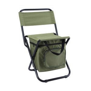 Foldable Camping Chair with Cooler Bag