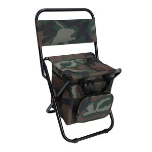 Foldable Camping Chair with Cooler Bag