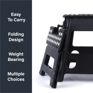 Alternative view of Large Folding Plastic Stool