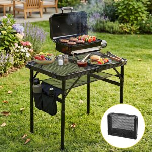 Lightweight Mesh Camp Table - 60cm