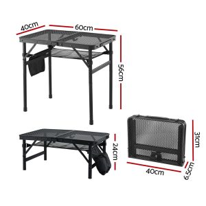Alternative view of Lightweight Mesh Camp Table - 60cm