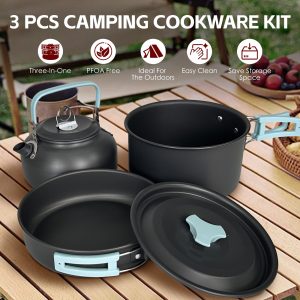 3Pcs Camp Cooking Set
